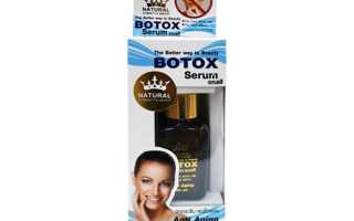 Сыворотка ботокс из Таиланда — натуральная альтернатива уколам от морщин
