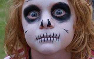 ТОП-10 идей макияжа на Хэллоуин для детей