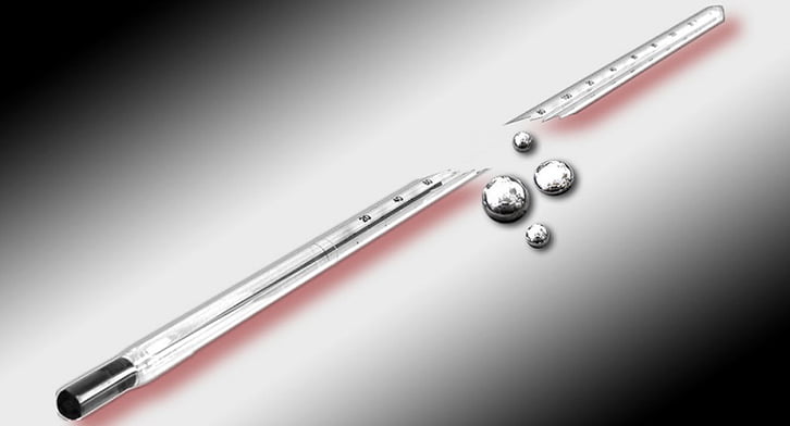 Отравление ртутью разбитым градусником