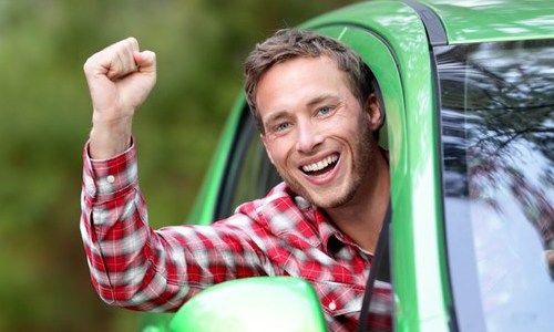 Радостный мужчина