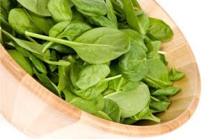Листья шпината
