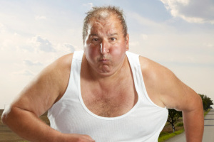 Полный мужчина