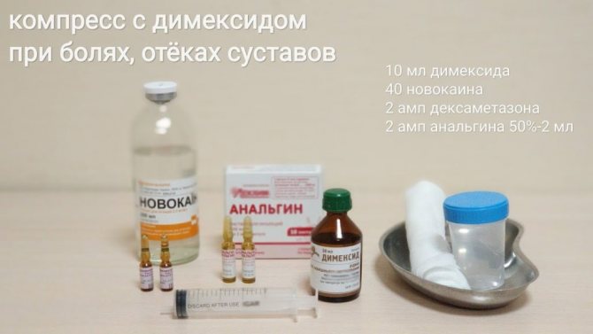 Симптомы ожога Димексидом и что делать